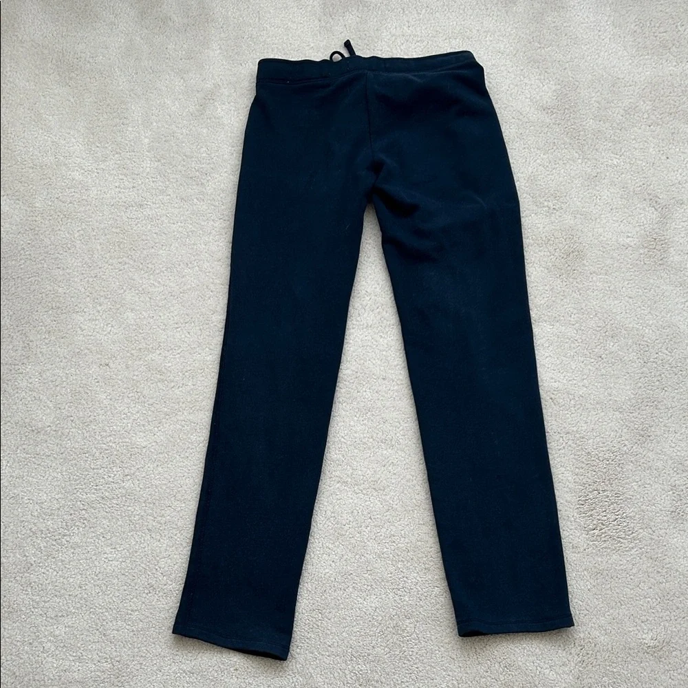 Hollister Dark Blue Straight Leg Joggers with Bright Pink Logo - Picture 7 of 7